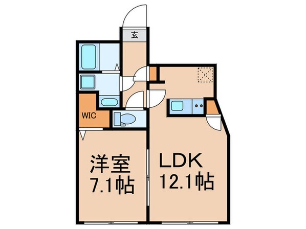 BrancheShibuyaMatsumizakaWESTの物件間取画像